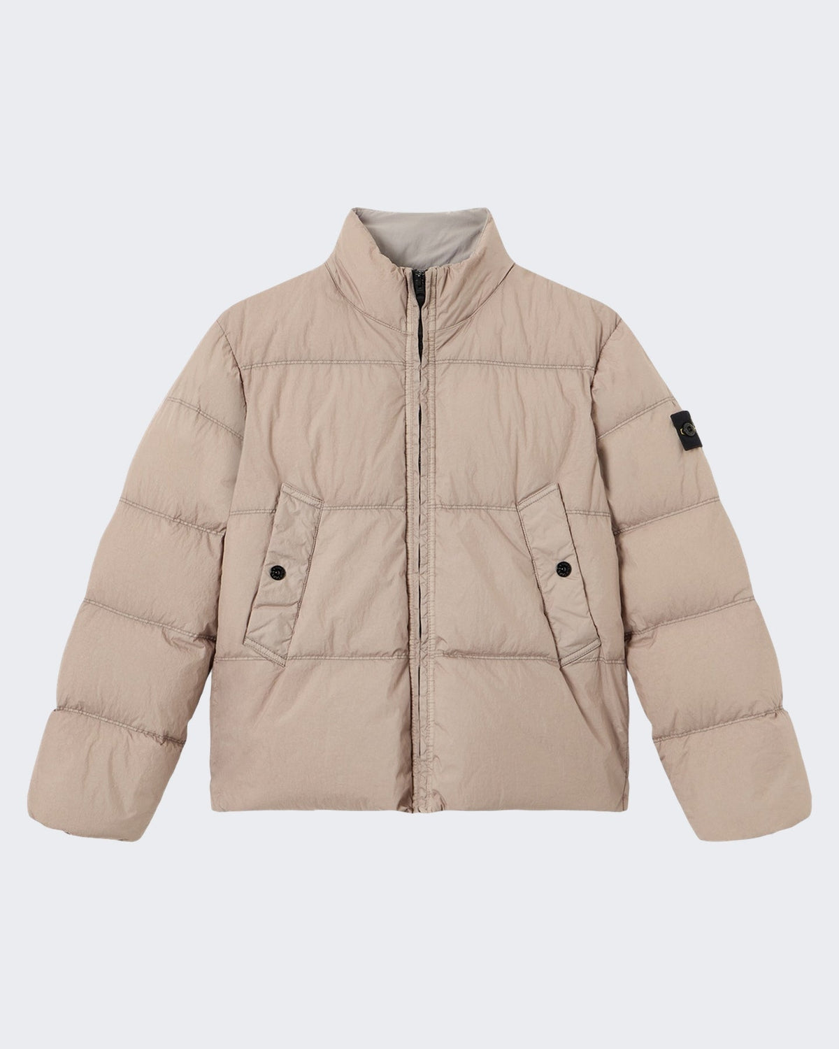 Stone Island Kids Jas in zandkleur Beige - Eleganza.nl