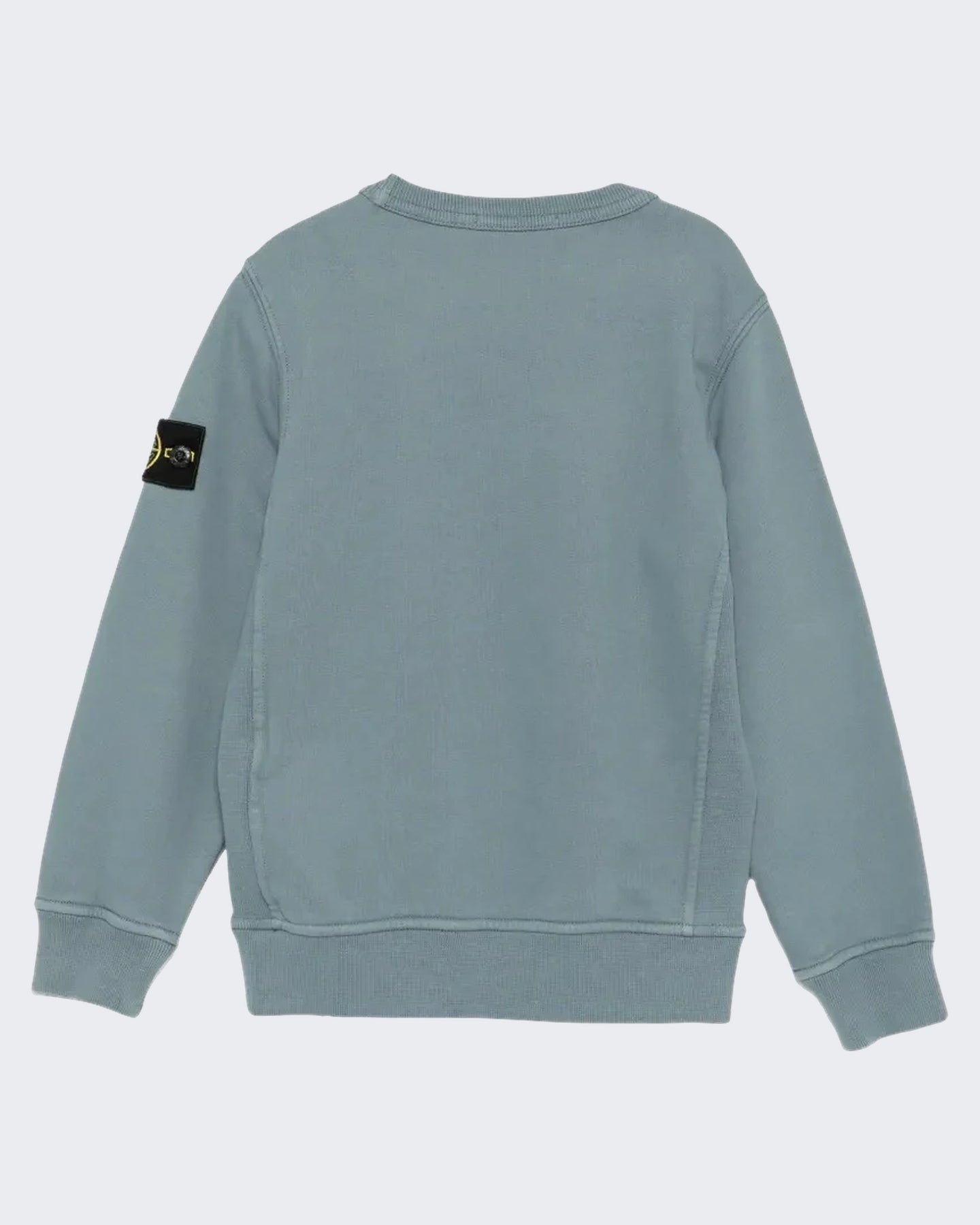 Stone Island Kids Sweatshirt met ronde hals asblauw Blauw - Eleganza.nl