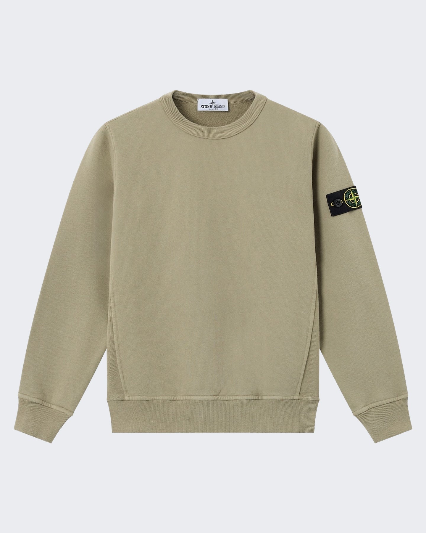 Stone Island Kids Sweatshirt met ronde hals in bruin - Eleganza.nl