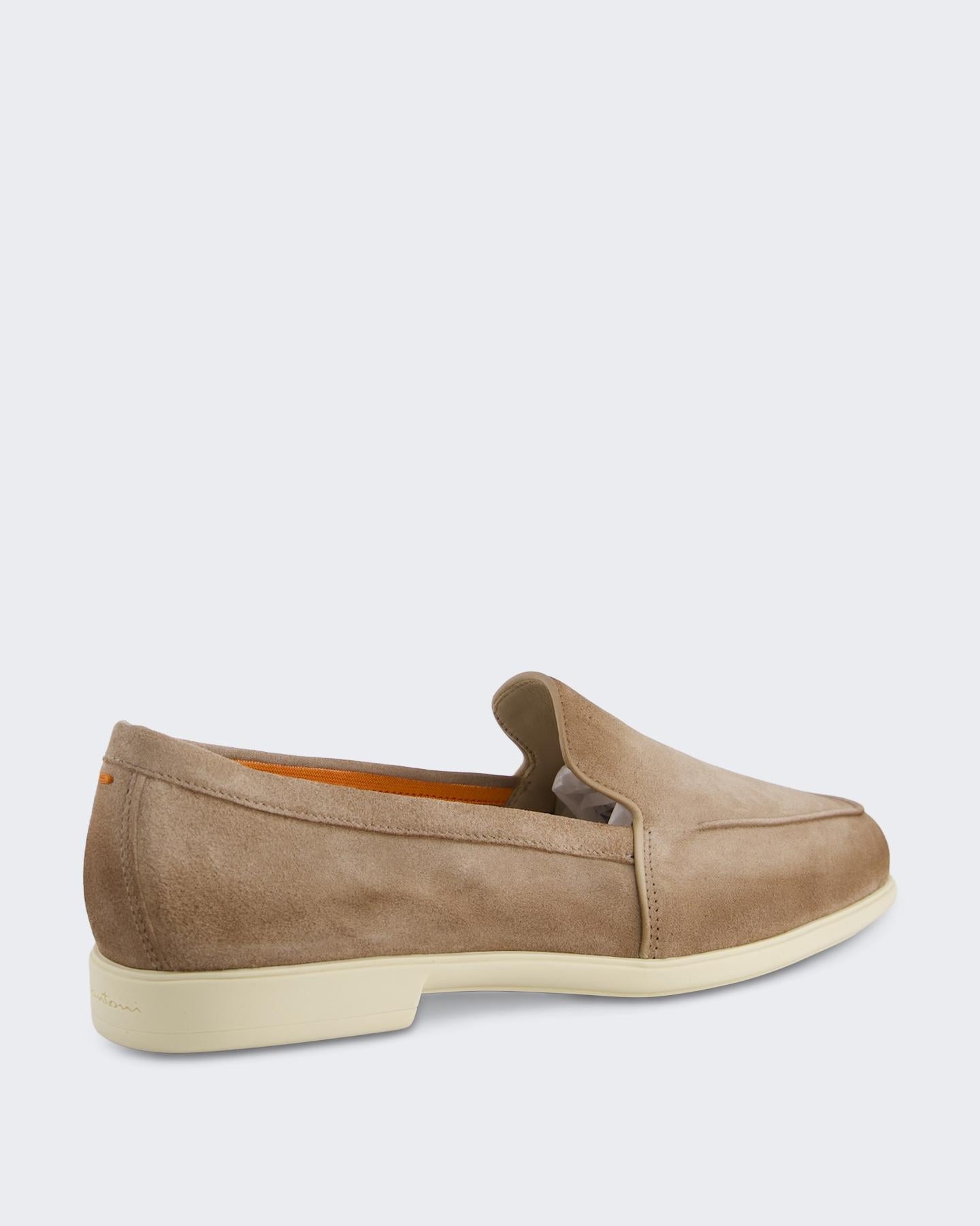 Santoni Dames Malibu Loafer Brown