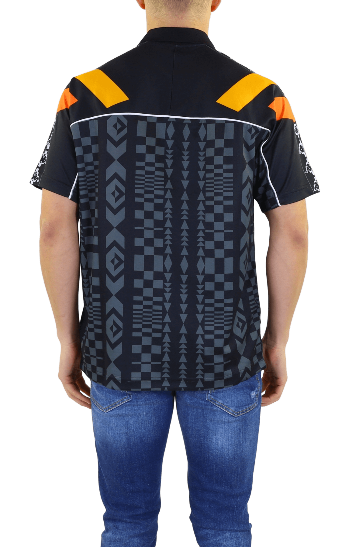 Men AOP Folk Kappa Soccer Polo