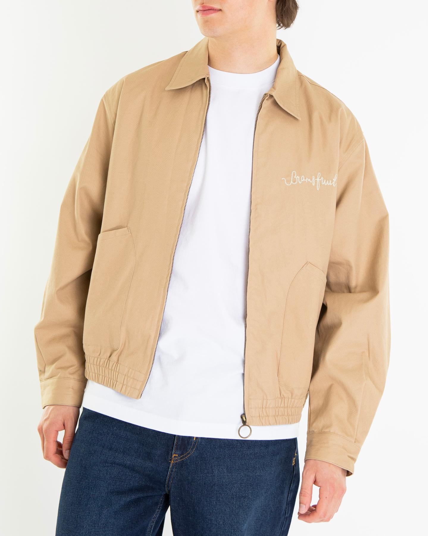 Heren Chain Garden Hose Jacket Beige