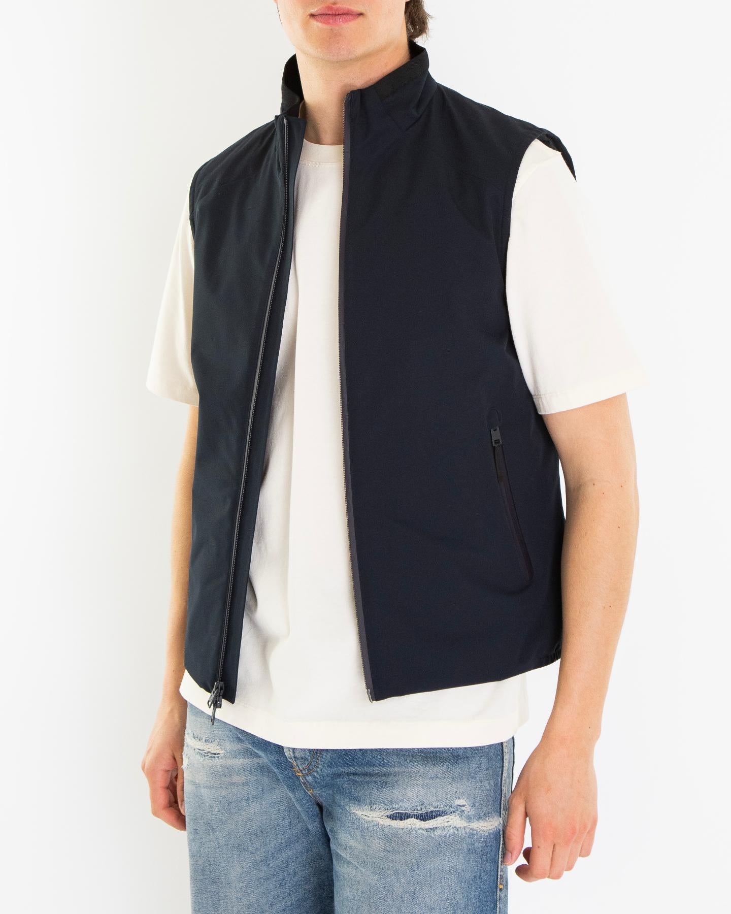 Woolrich Heren Two Layers Sailing Vest Blauw