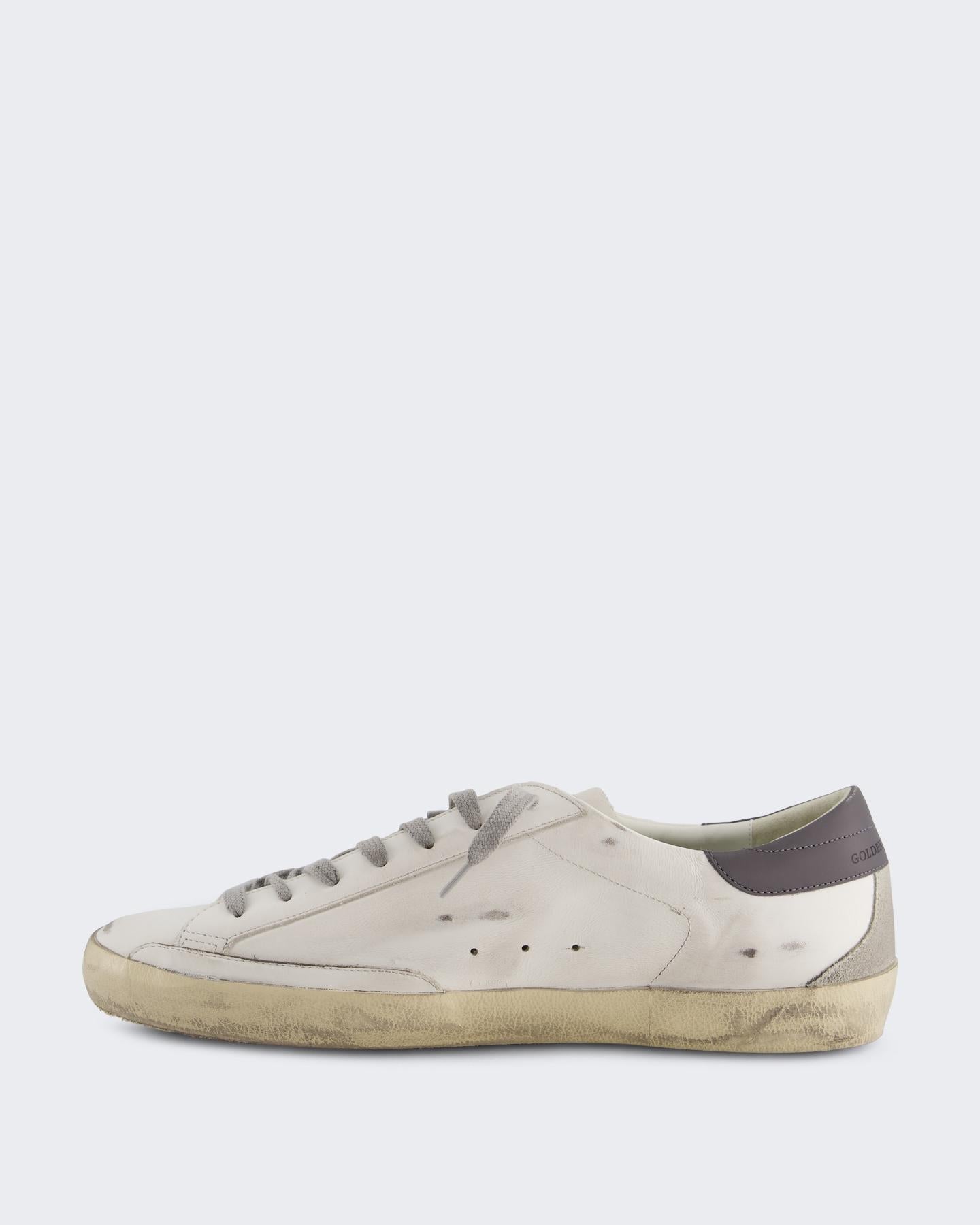 Golden Goose Heren Super Star Sneaker Wit/Grijs