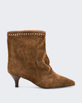Women's Toral Maeve Mid-Calf Suede Ankle Boots Beige