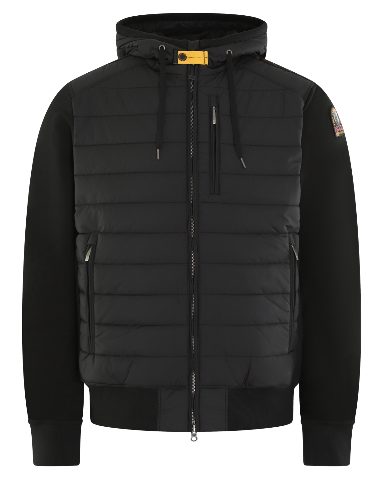 Heren Ivor Hooded Jacket Zwart