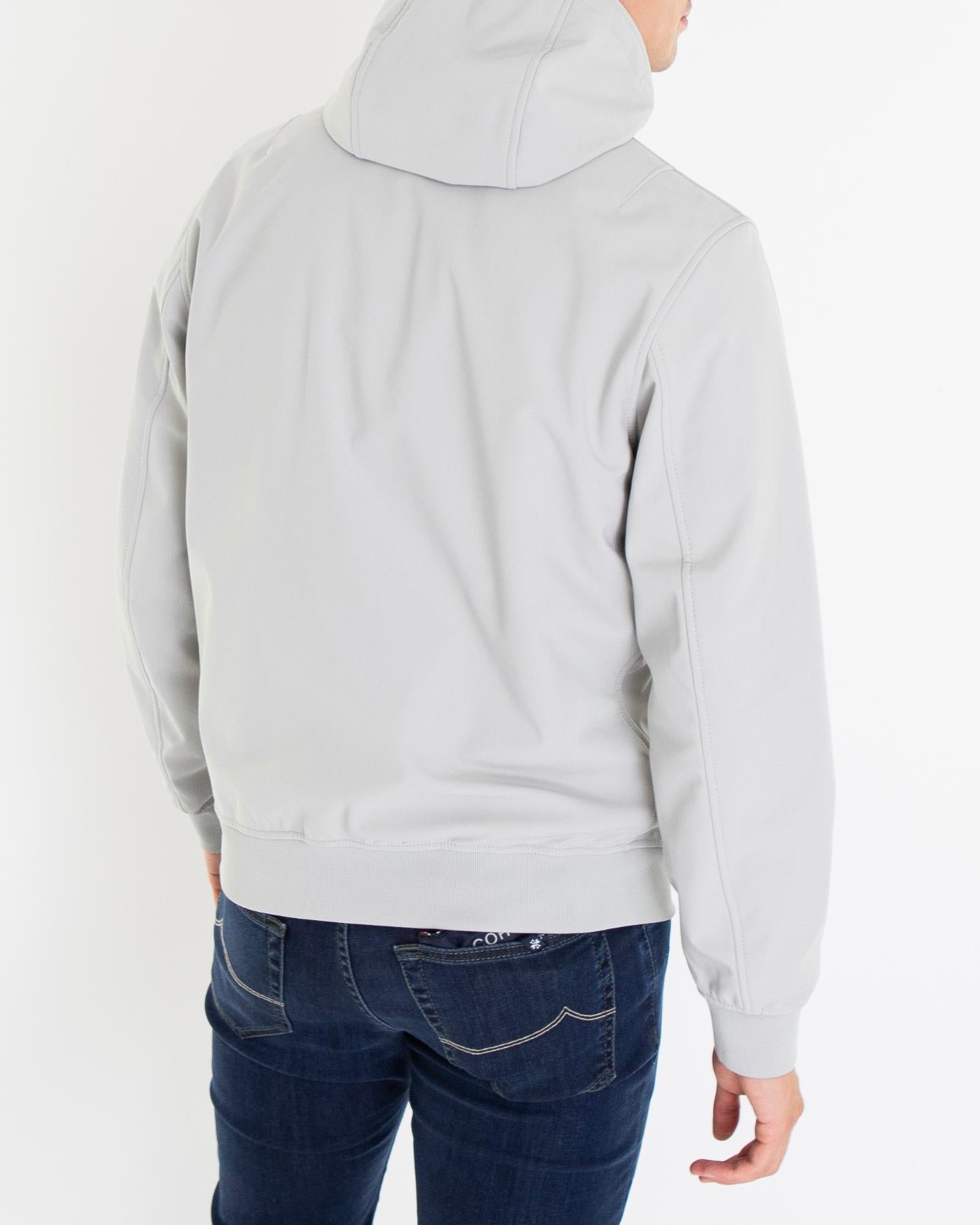 Heren Logo patch Jacket Grijs