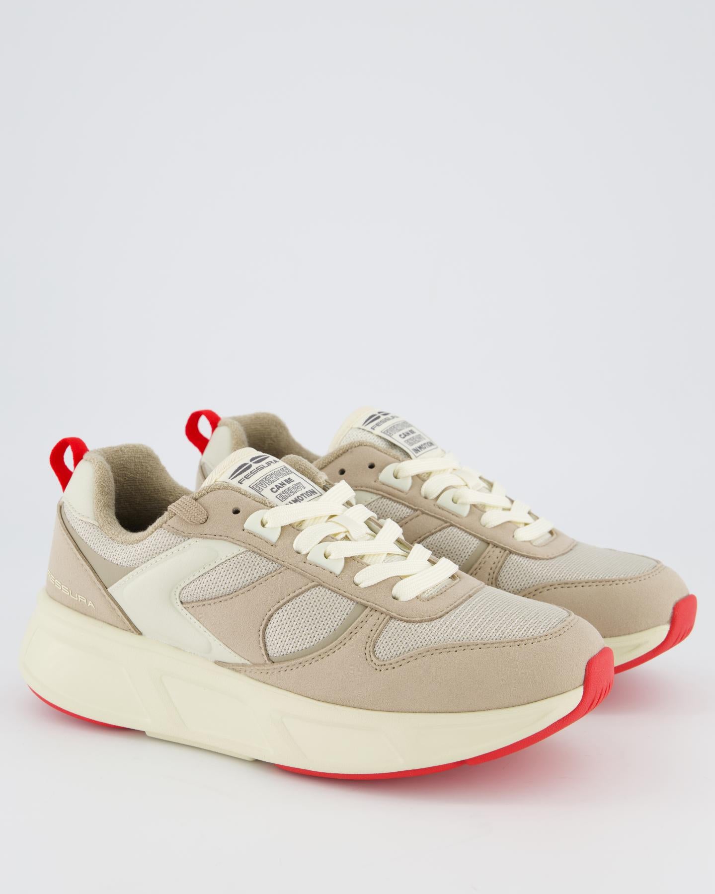 Dames Run 03 Sneaker Beige
