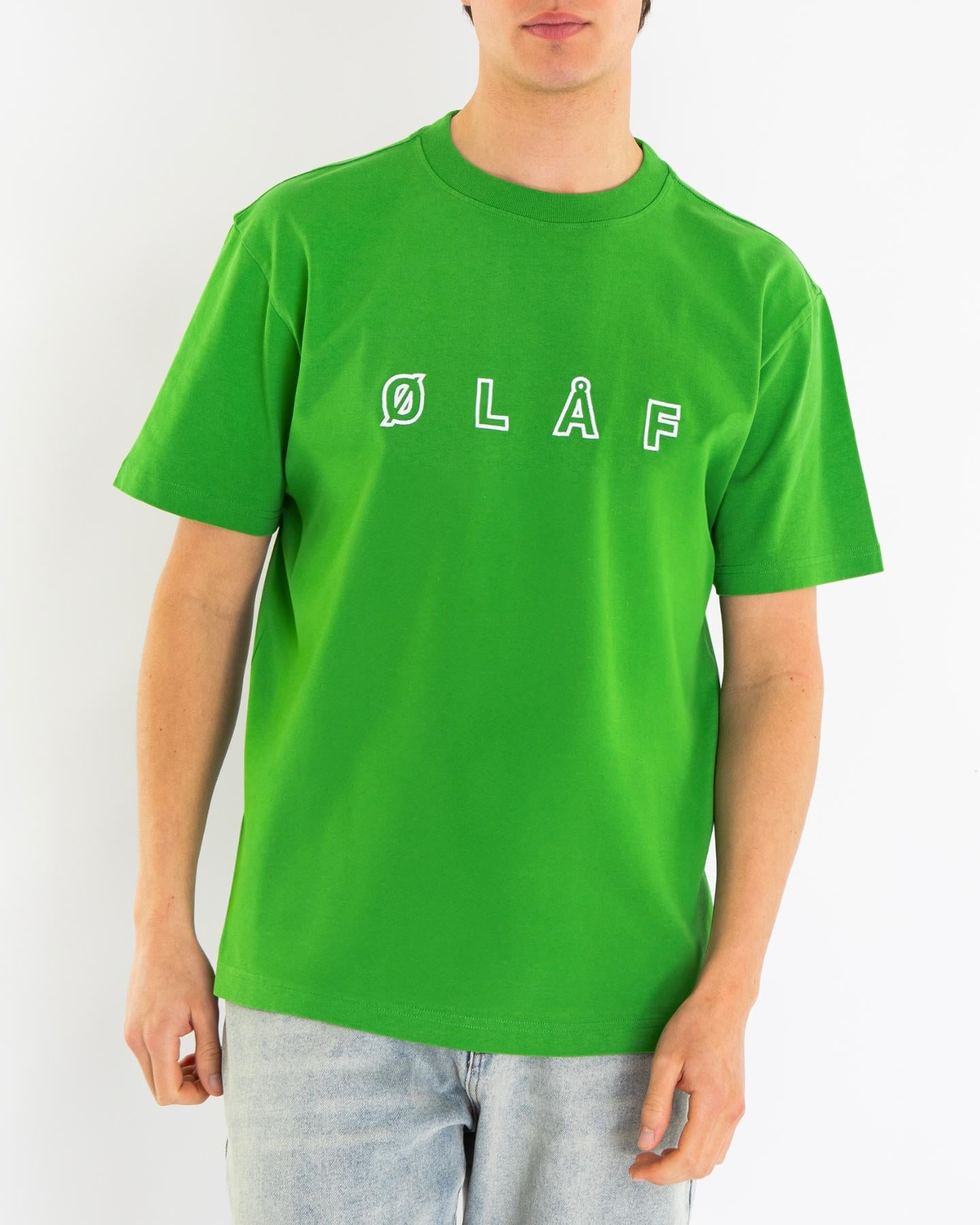 Heren Sans Embro Logo T-Shirt Groen