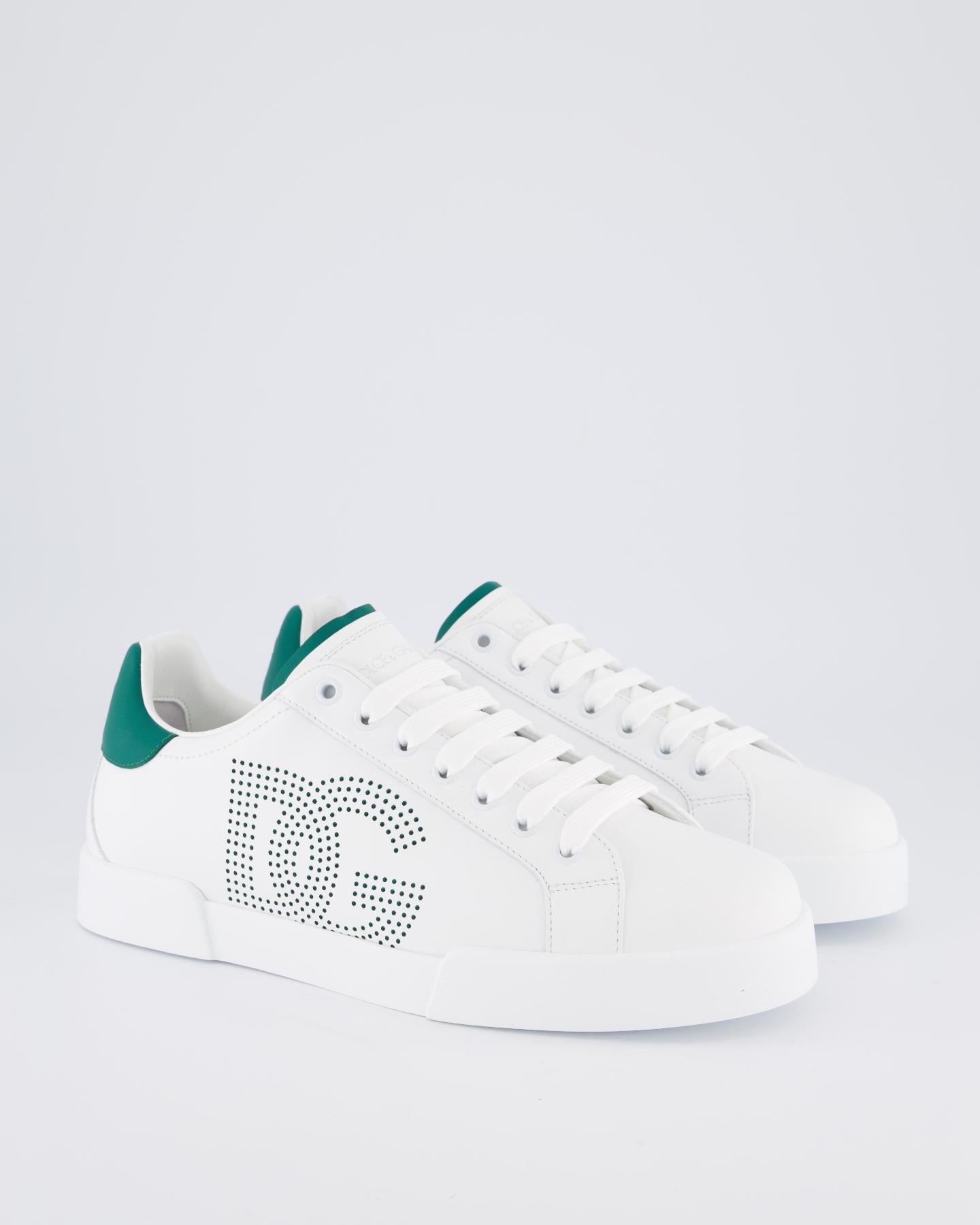 Heren Portofino Sneaker Wit/Groen