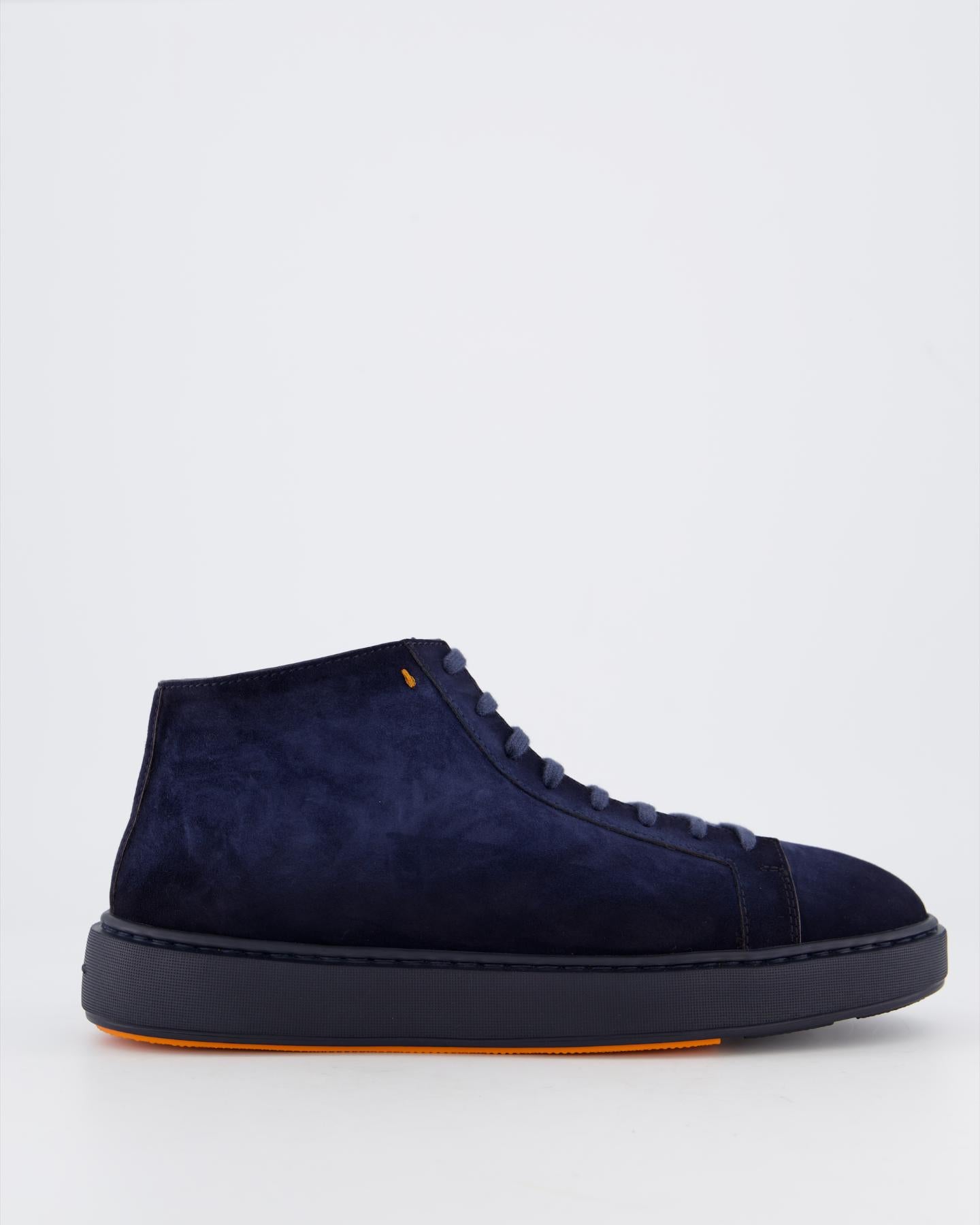 Heren Dump High Sneaker Blauw
