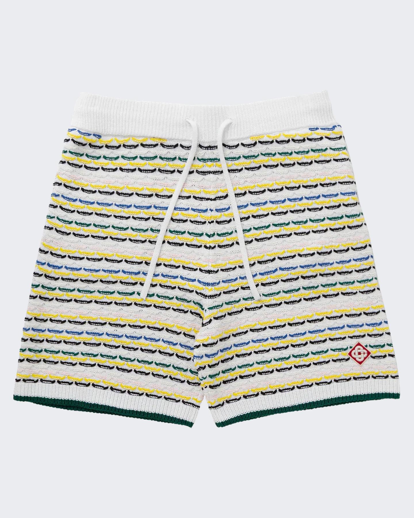 Casablanca Heren Tuck Stitch Shorts
