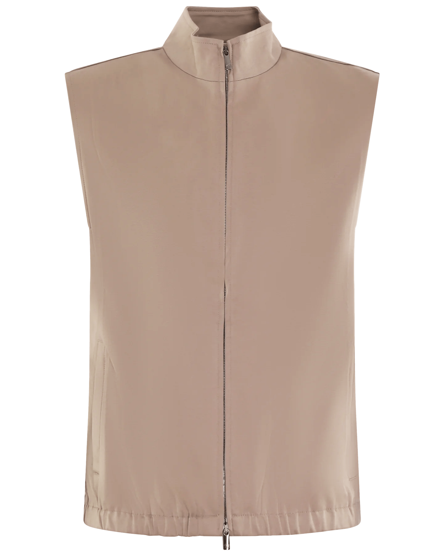 VALENZA Heren Supima Bodywarmer Grijs/Beige - Eleganza.nl
