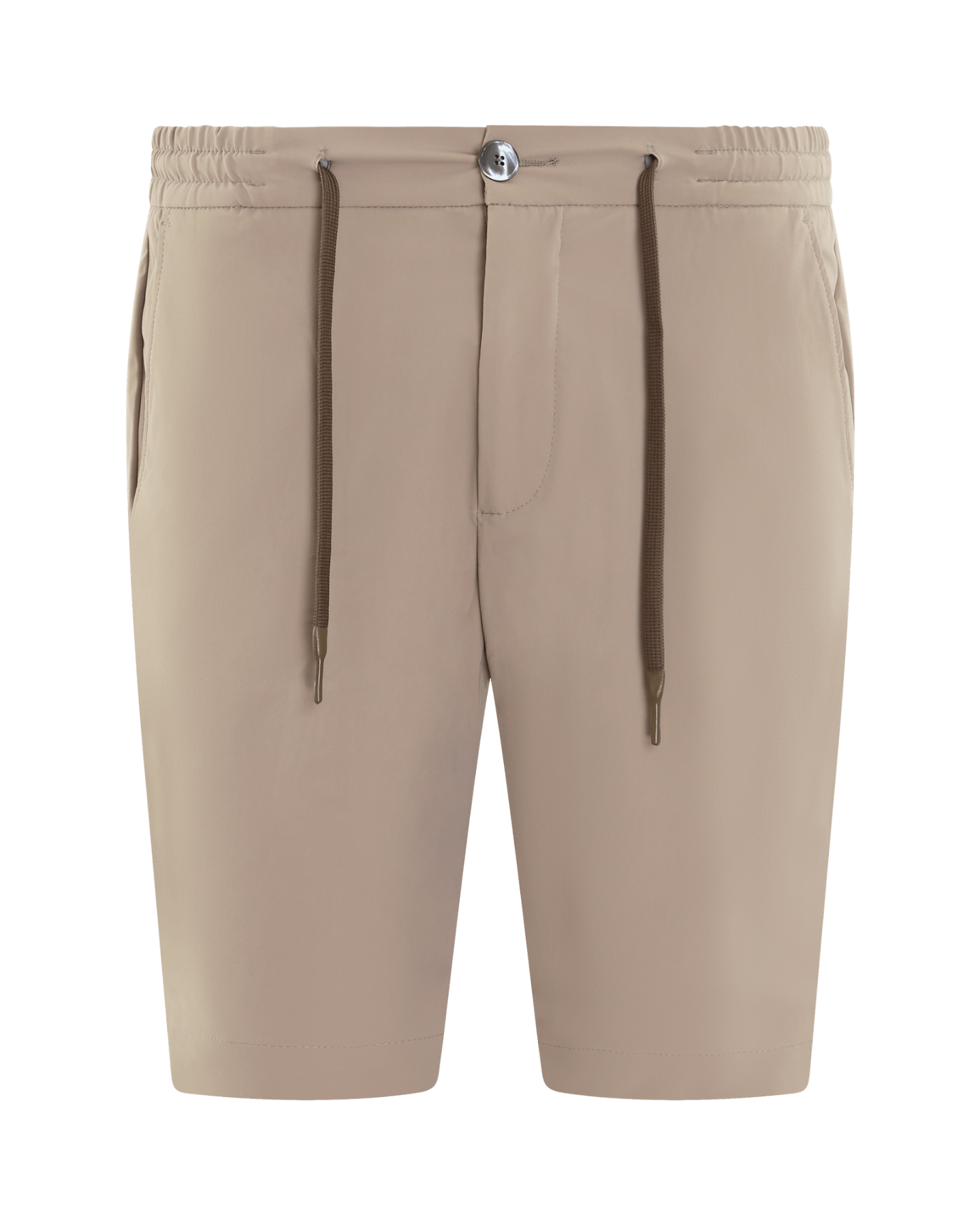 VALENZA Heren Tech Stretch Short Beige - Eleganza.nl
