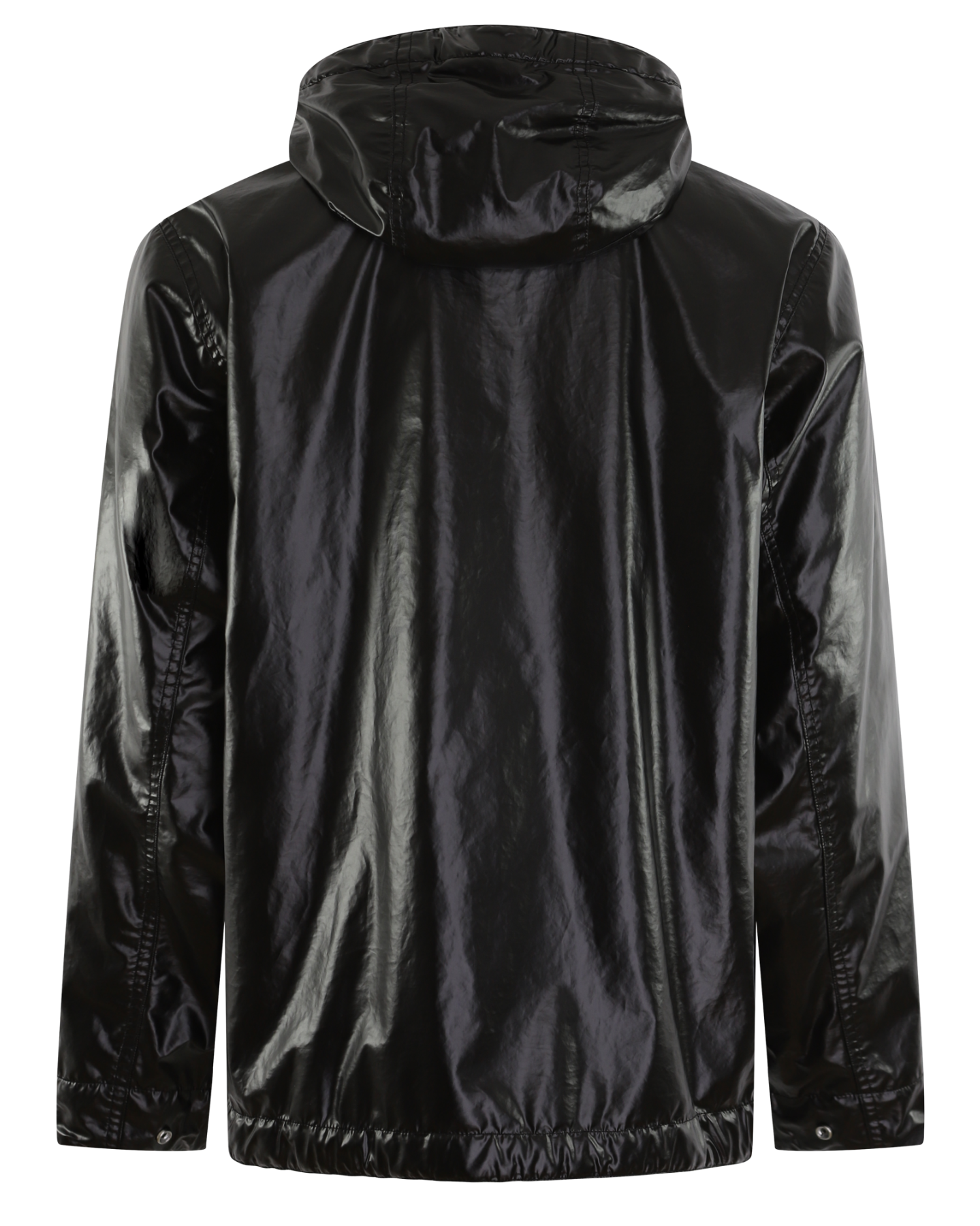 Heren Short Parka Zwart