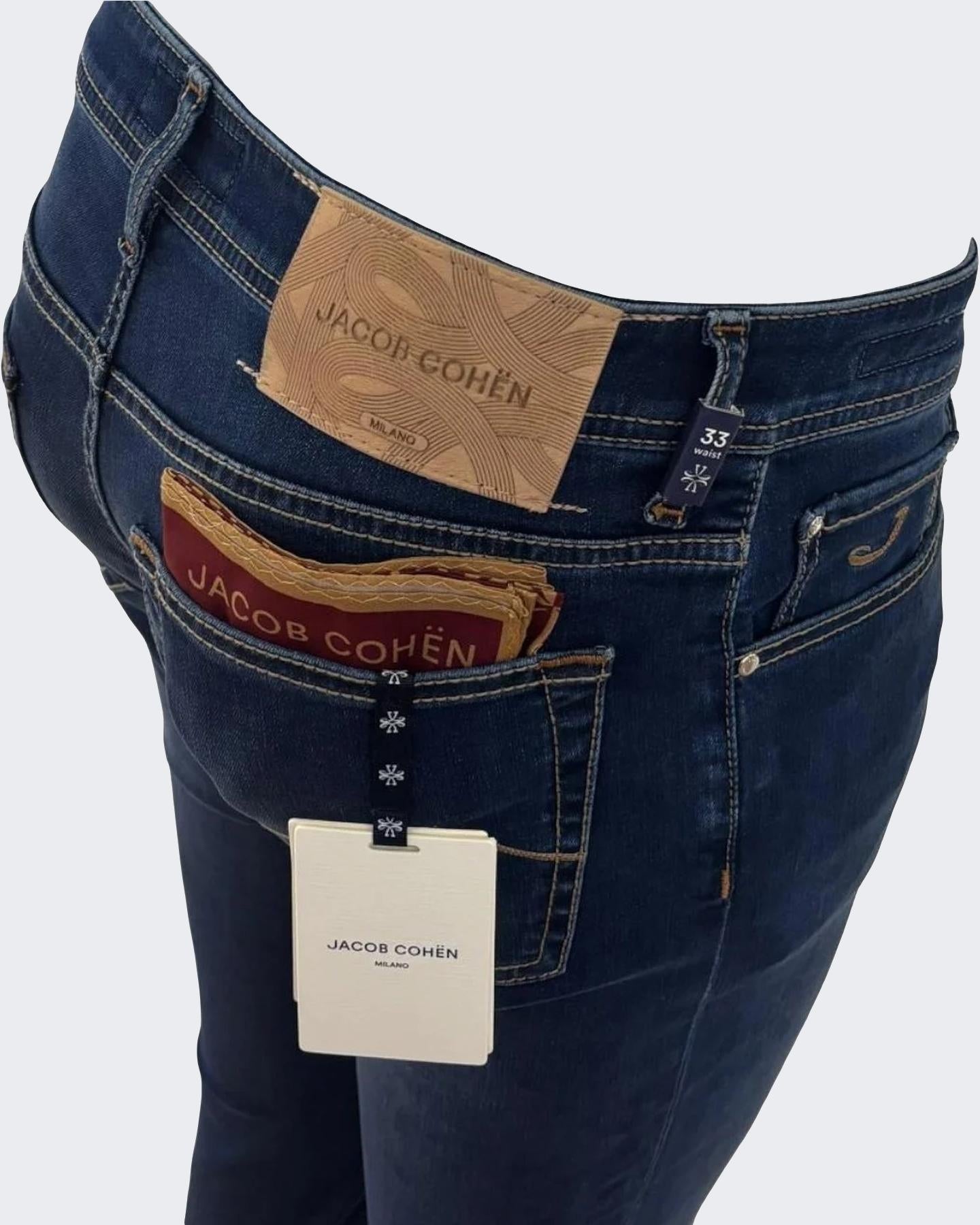 Jacob Cohen Heren Pant 5 Pkt Super Slim Fit Nick