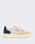 Autry Heren Medalist Low Sneaker Wit/Beige