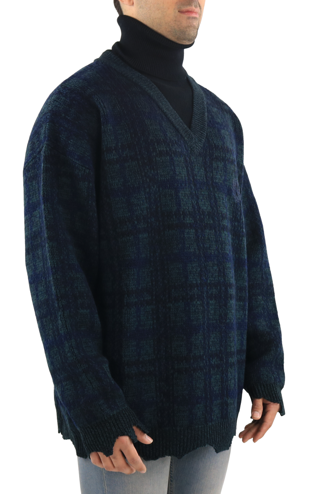 Men Layered Turtleneck