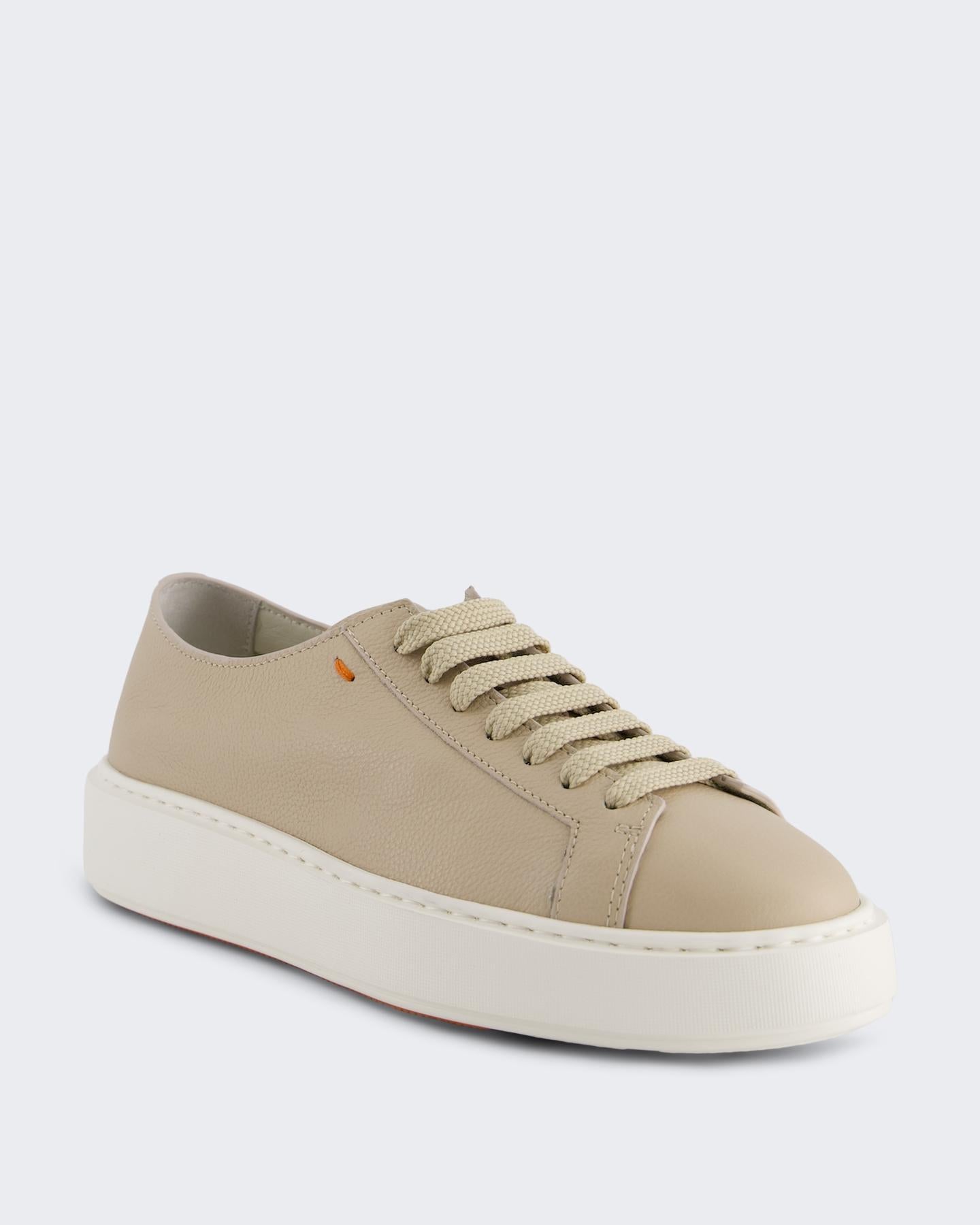 Santoni Dames Clean Sneaker Wit