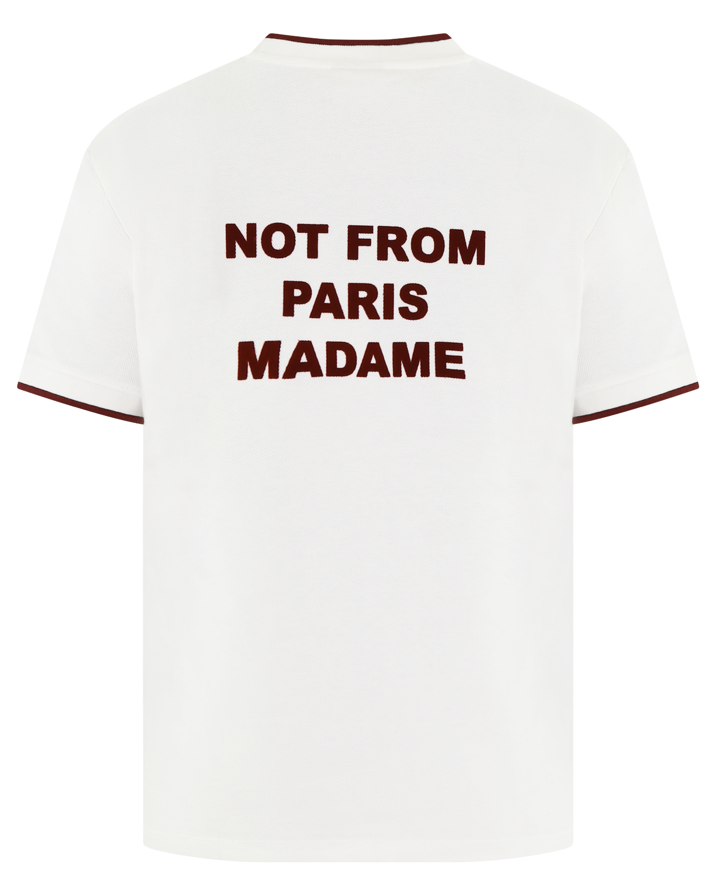 Heren Le T-Shirt Slogan Piqué