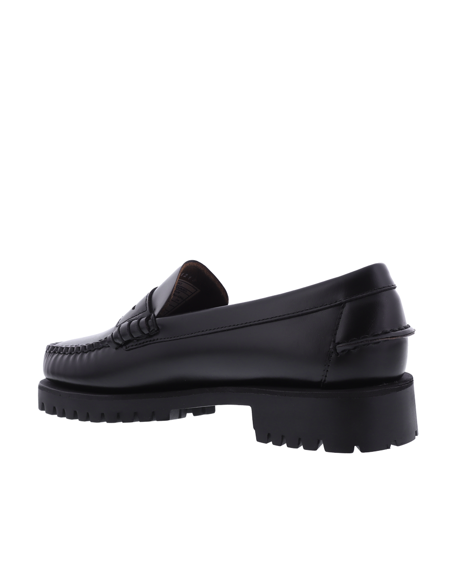 Women Then Lug Loafer Black