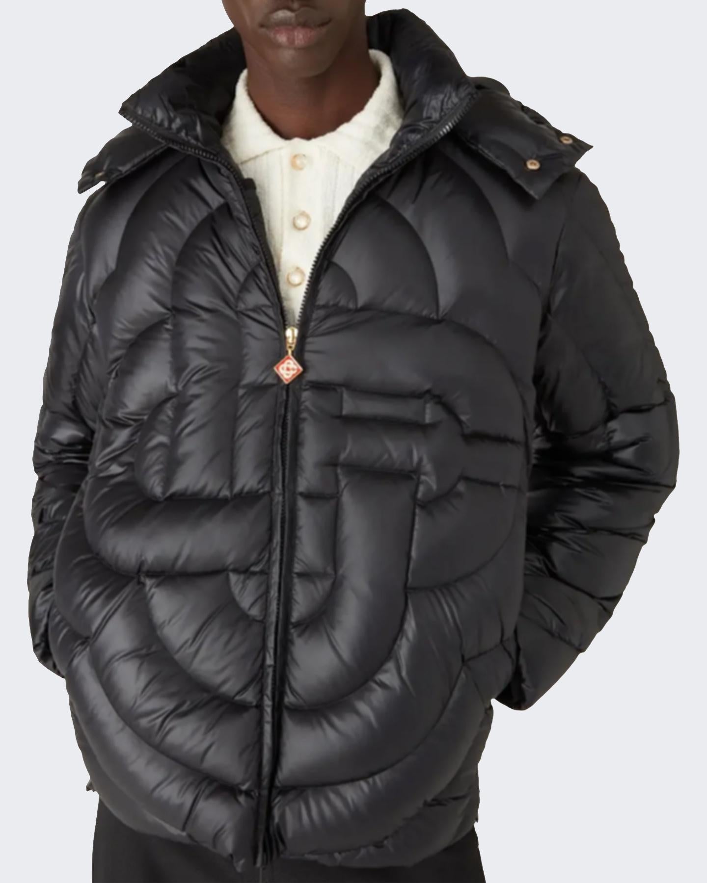 Casablanca Heren Mens CC Quilted Puffer Jacket