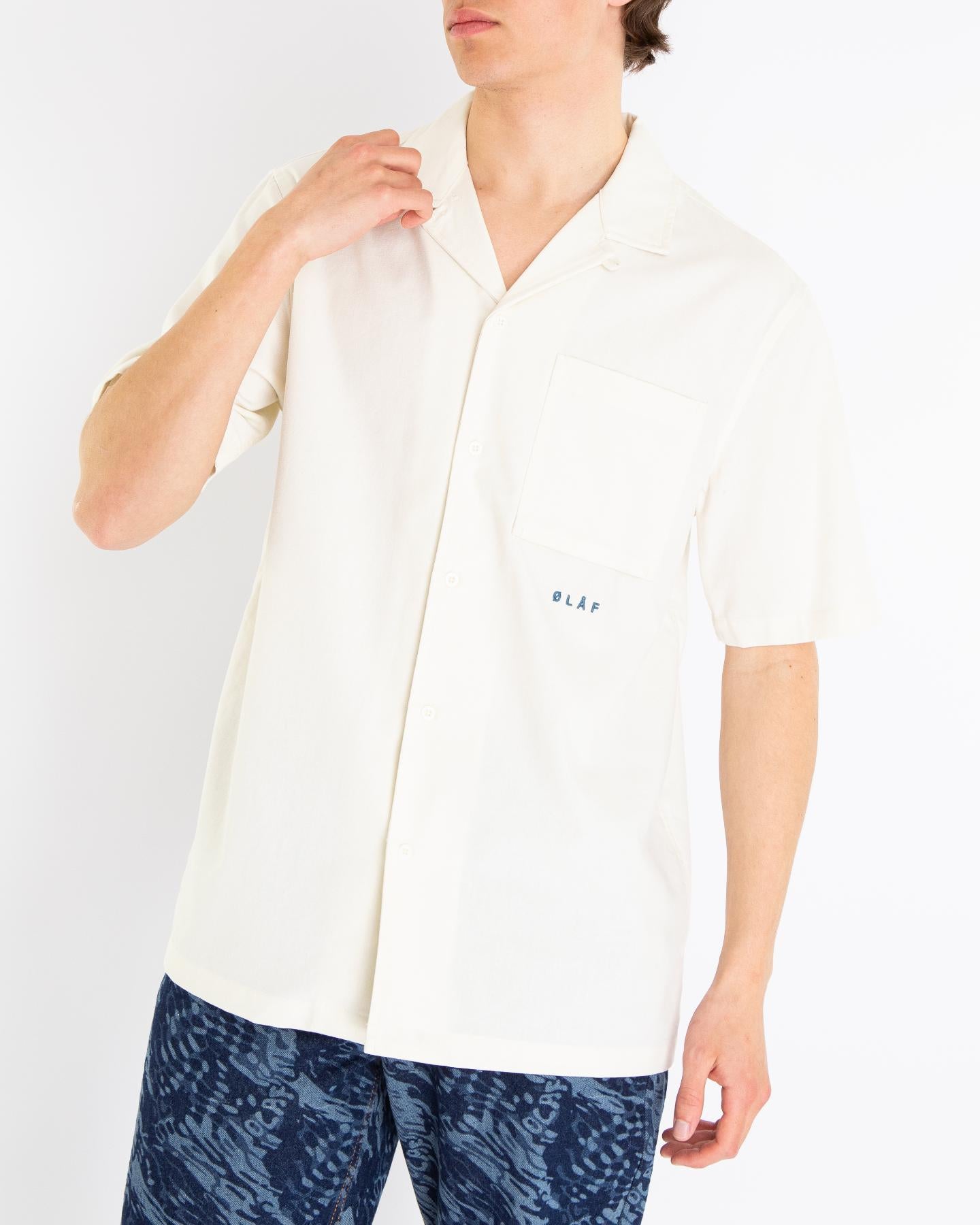 Men Cotton Linen SS Shirt