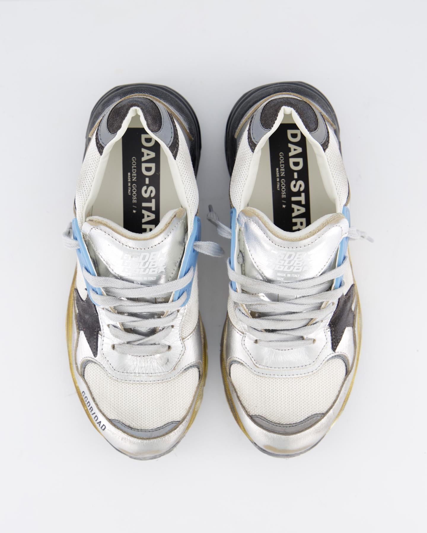 Dames Running Dad Sneaker Metallic