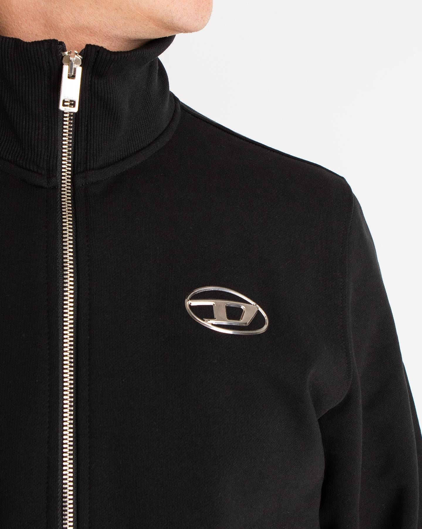 Heren S-Ginni-Zip-Od Zwart