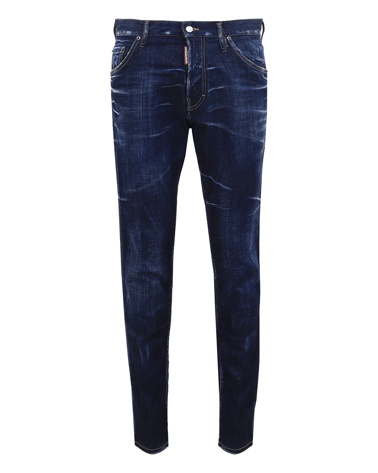 Men Dark Clean Wash Skater Blue