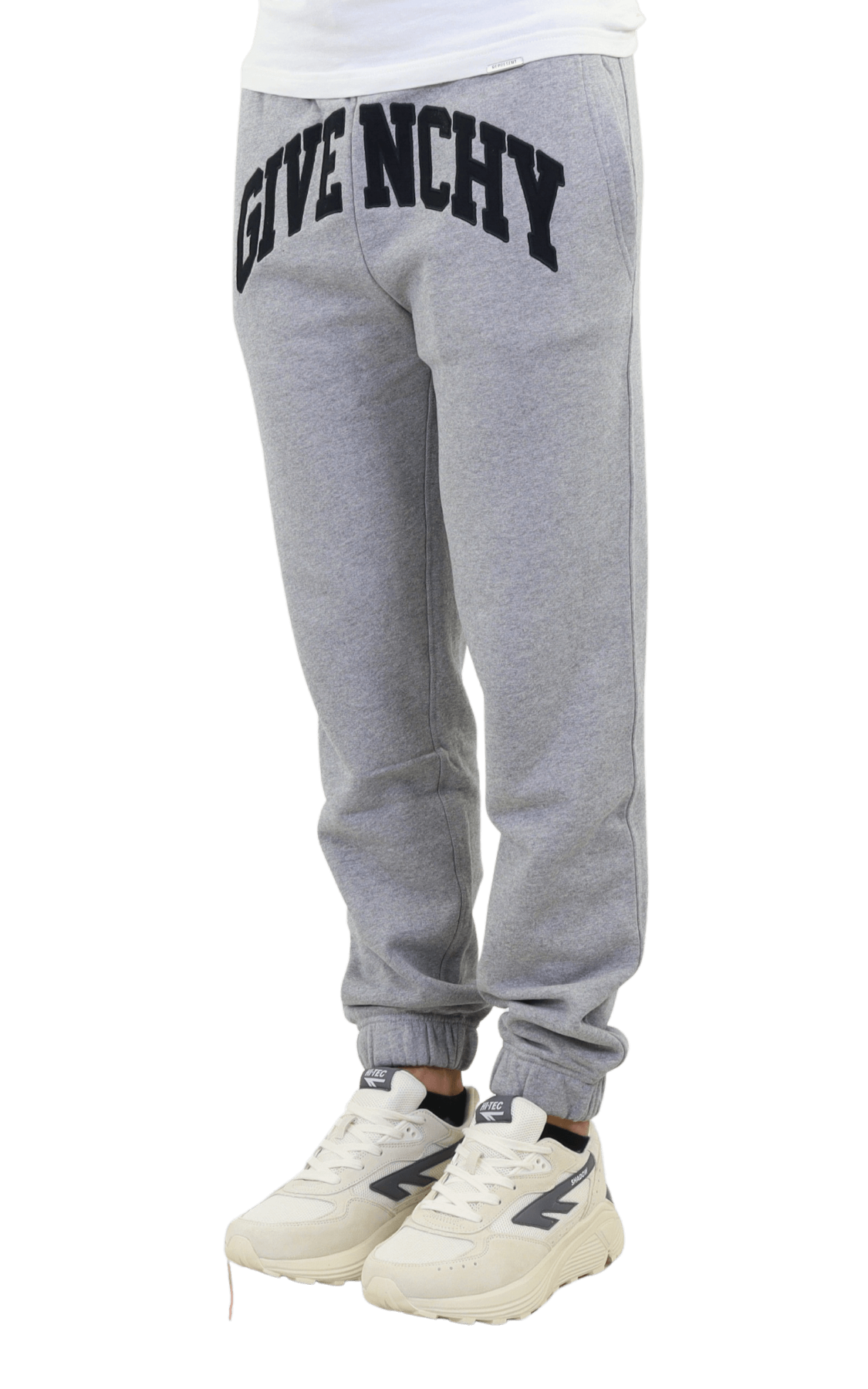 Men Slim Fit Cotton Joggers Gray