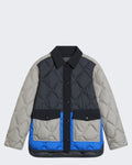 Women's Heritage Jacket met staande kraag Grey — huidige kleur