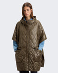 Women's Light nylon cape Green