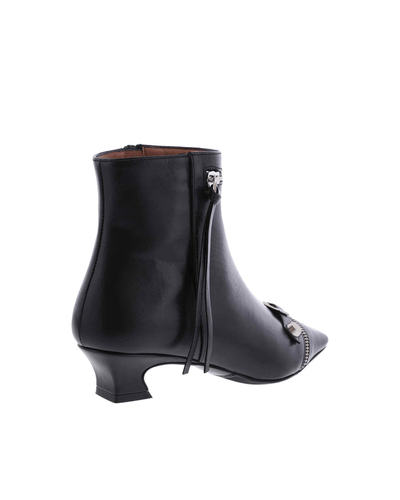 Women Tronchetto leather black