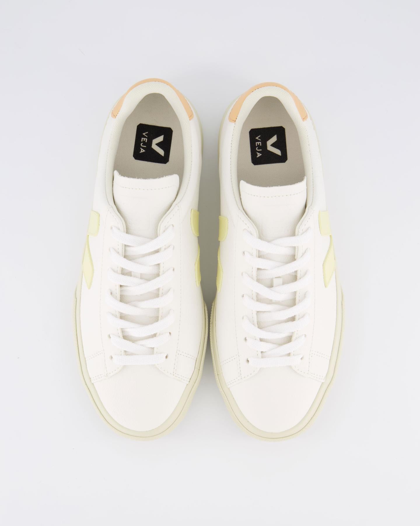 Women Campo Sneaker Leather White/Sunset