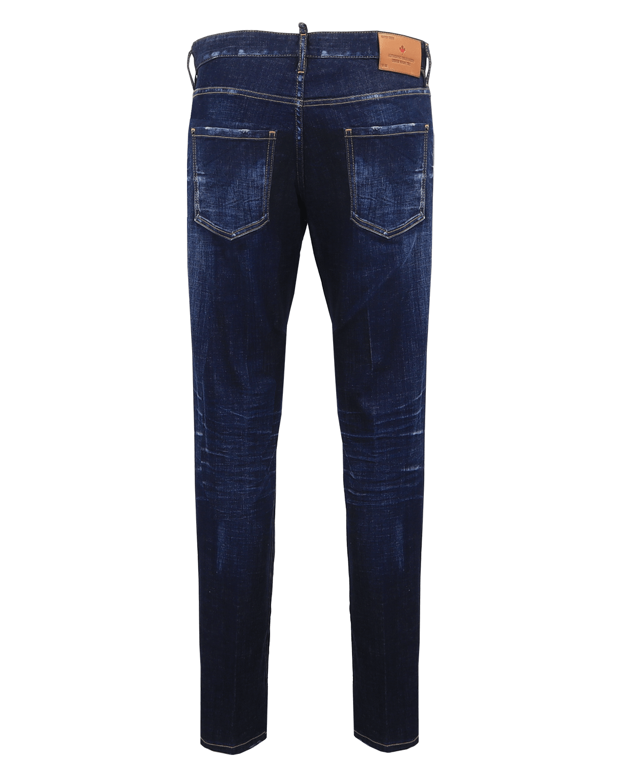 Men Dark Clean Wash Skater Blue