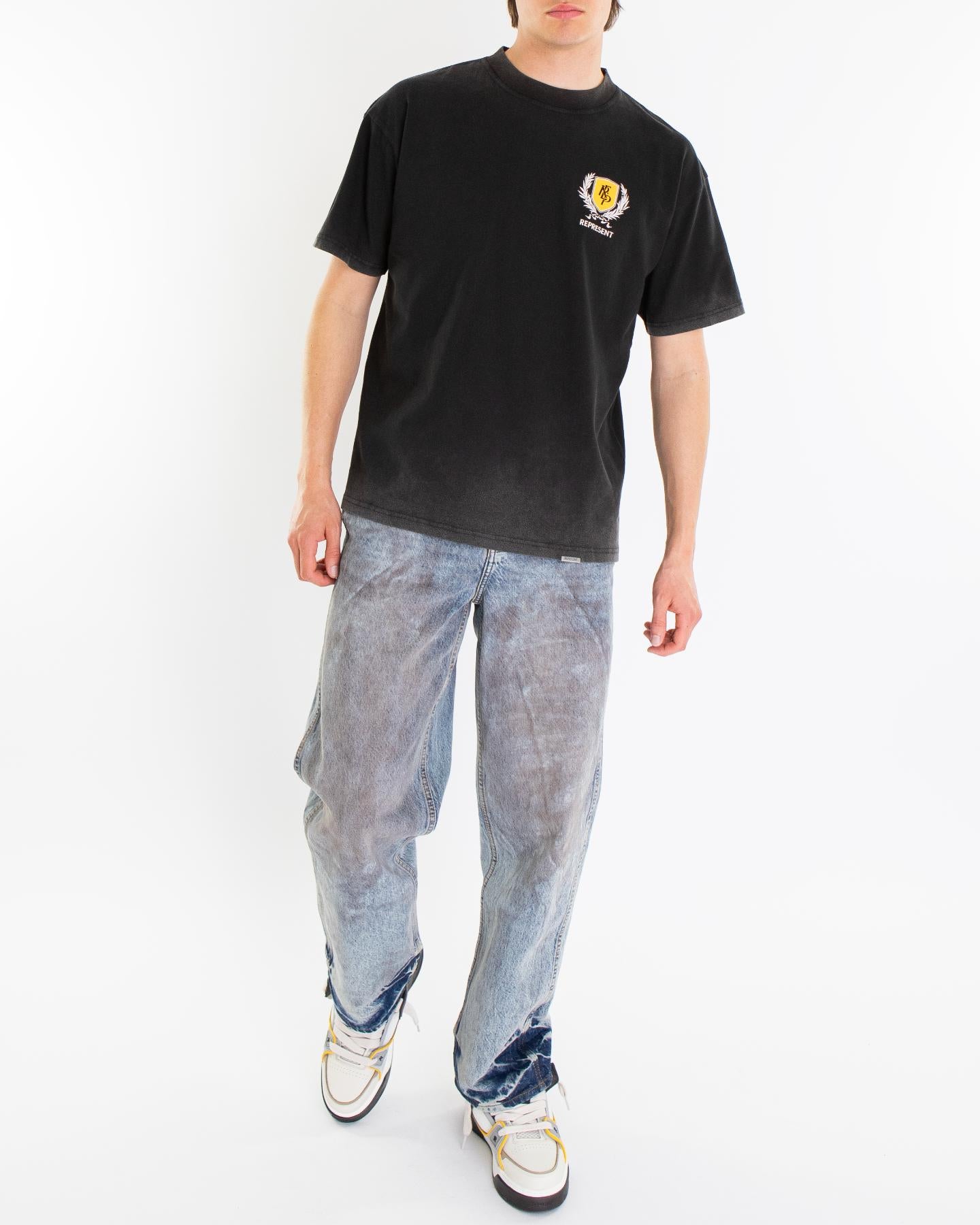 Heren Crest T-Shirt Zwart
