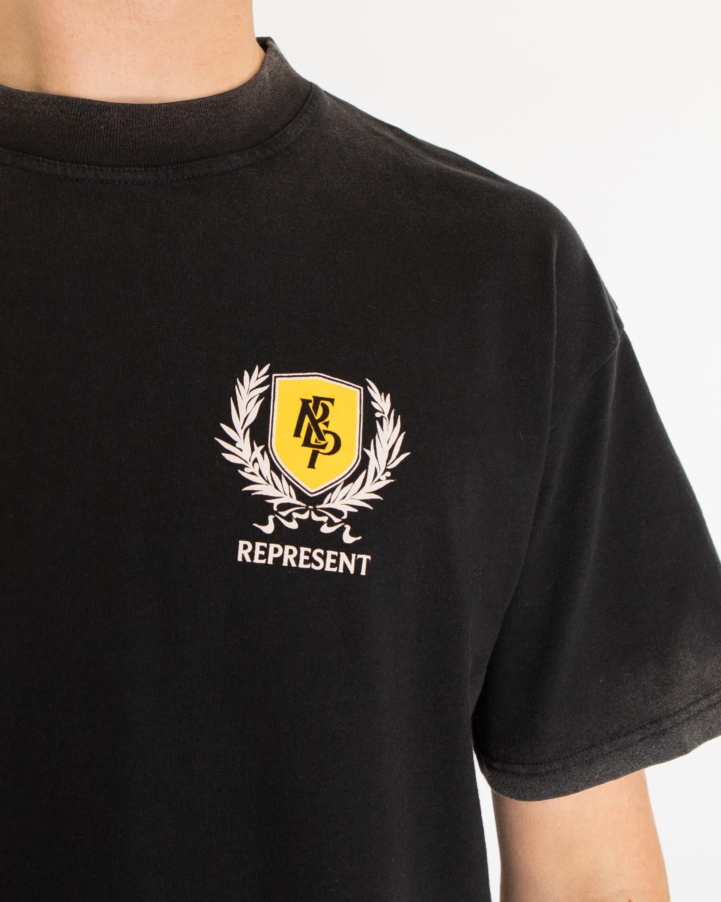 Heren Crest T-Shirt Zwart