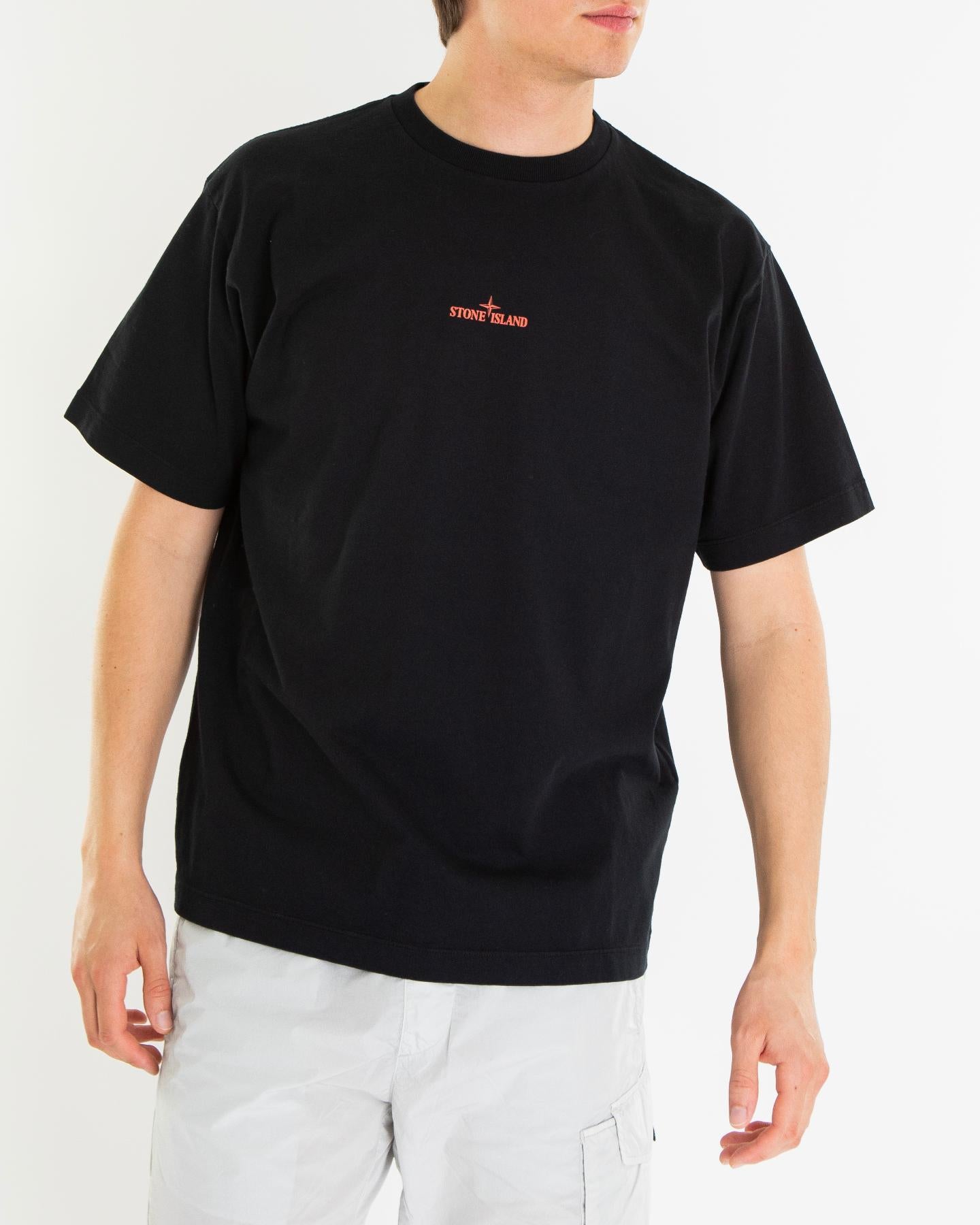 Heren Compass Logo T-Shirt Zwart