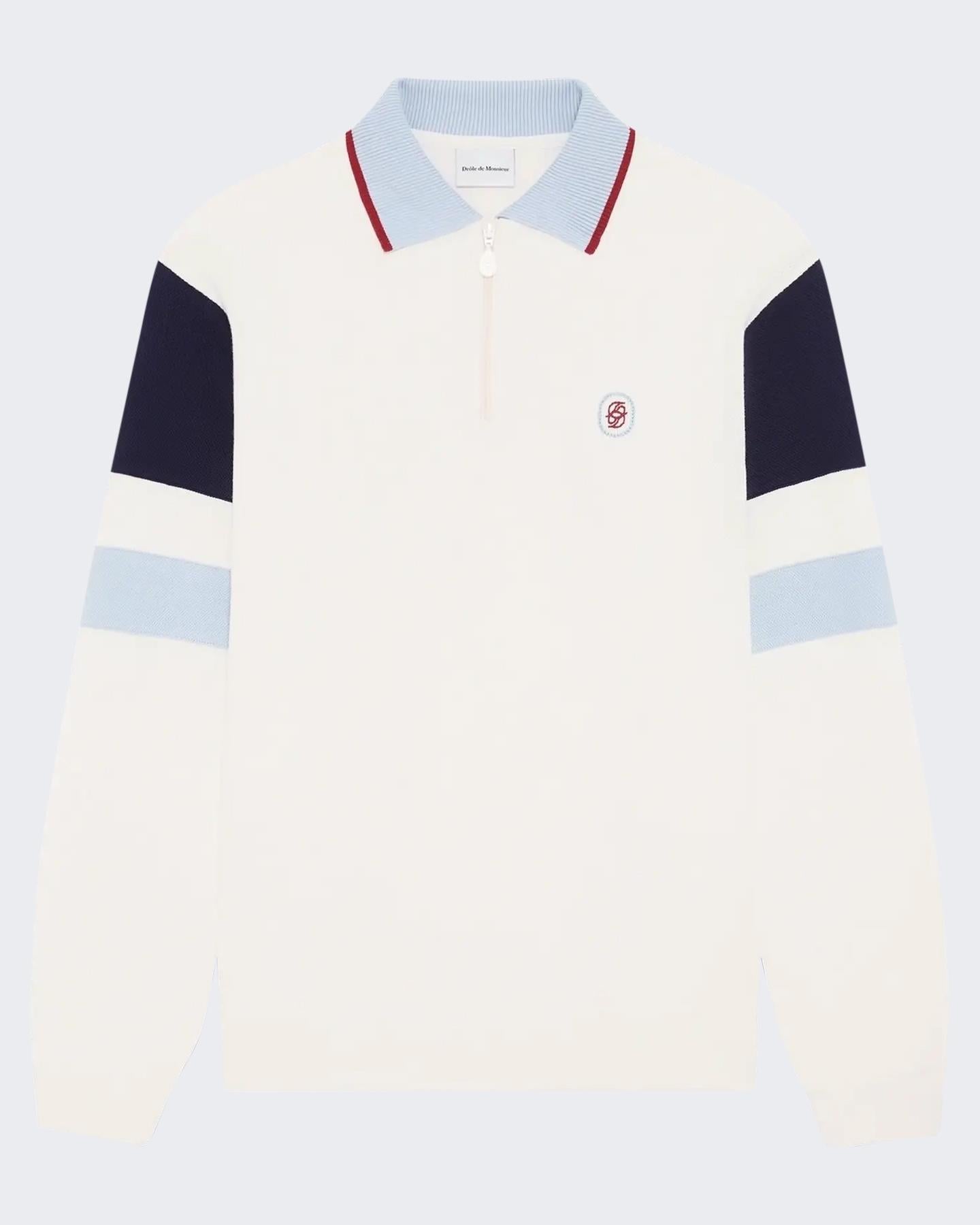 Heren Polo D Miroir Color Block