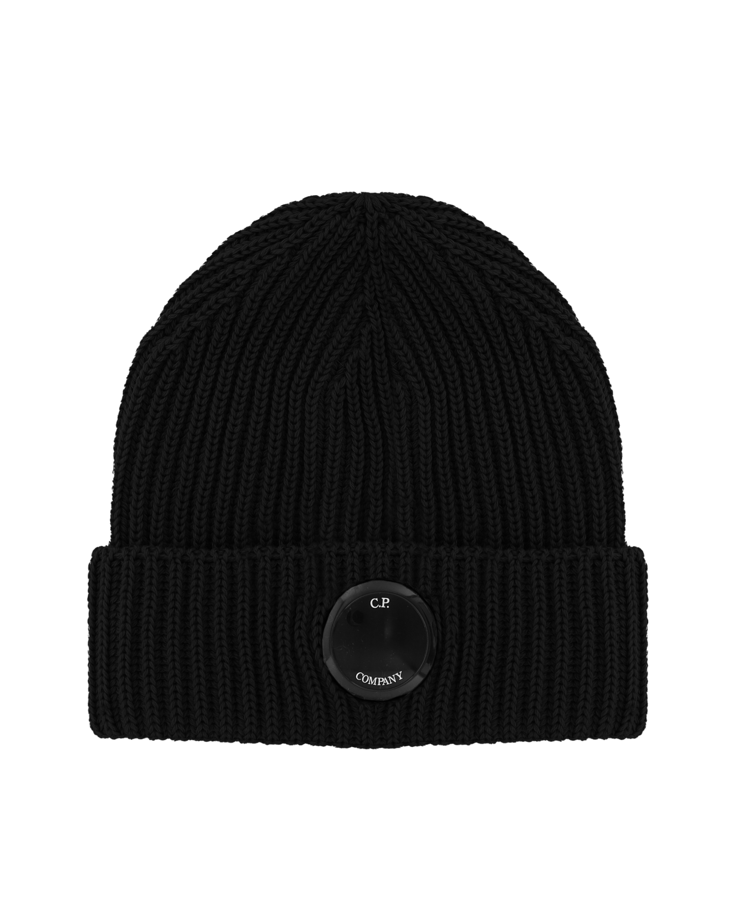 Men Extra fine merino wool hat black