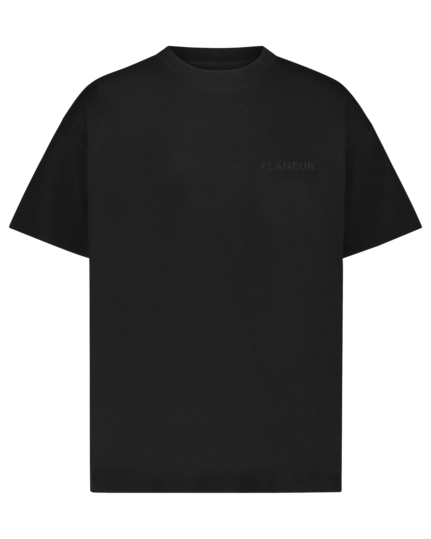Men Tonal Logo T-shirt Black