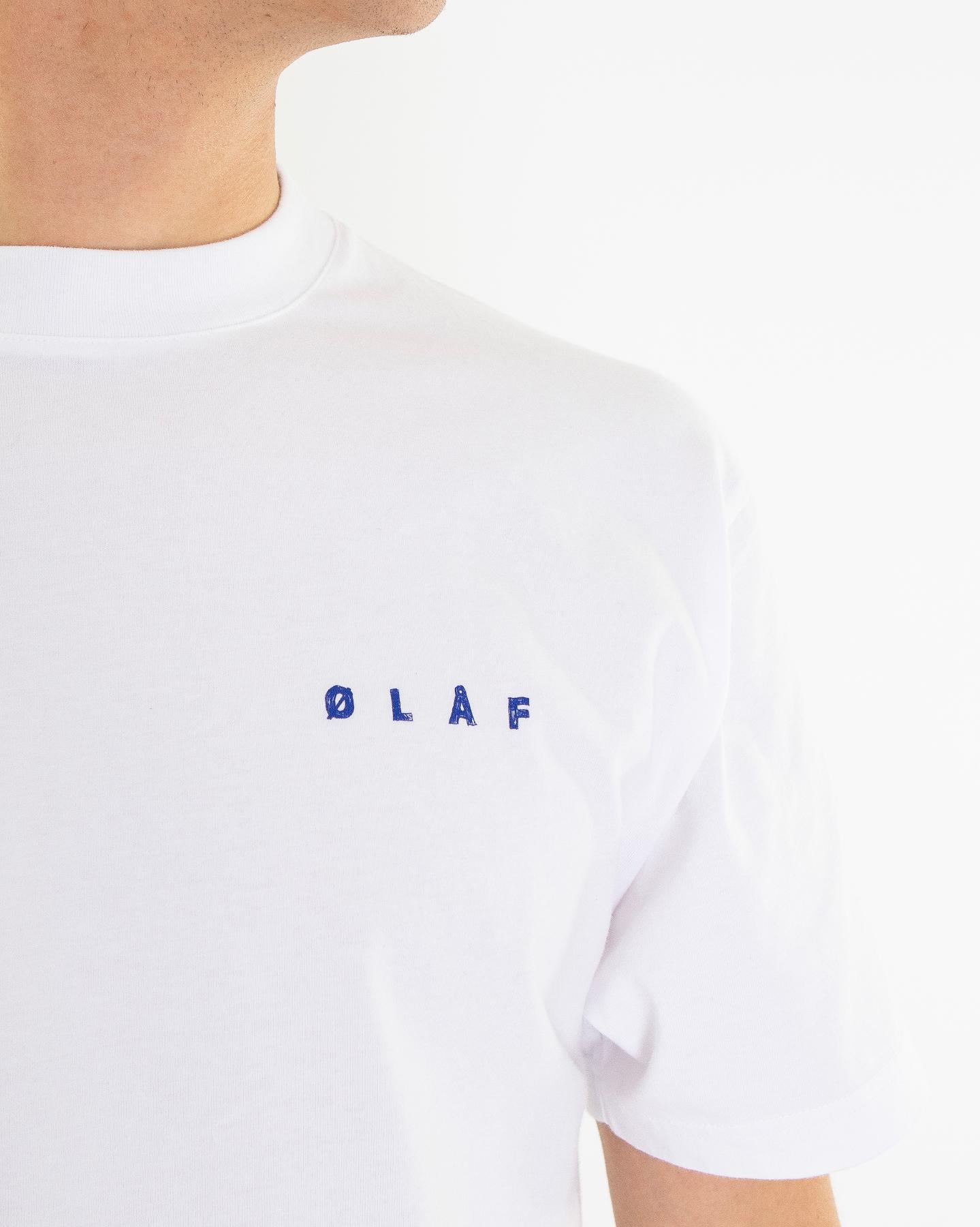 Heren Ink Logo T-Shirt Wit