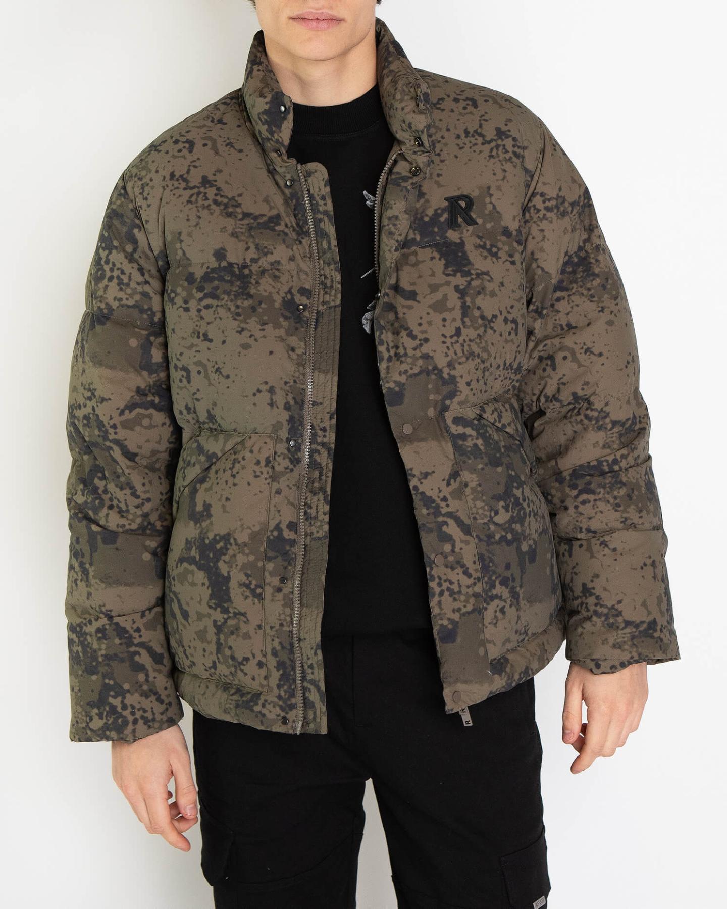 Men Puffer Jacket Green