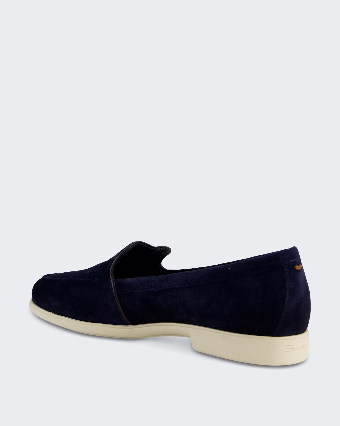 Santoni Dames Malibu Loafer Blue