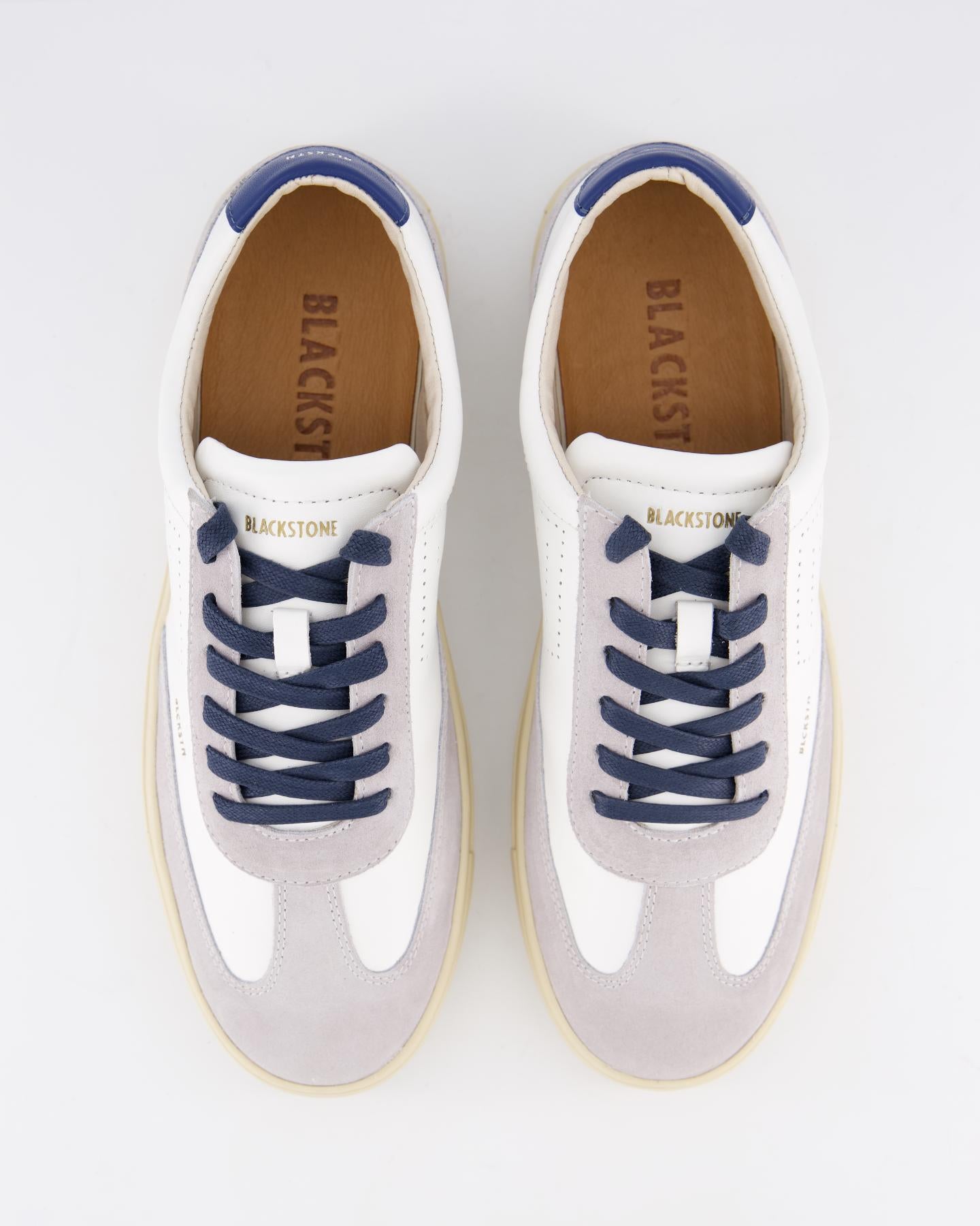 Heren Slate Harper Sneaker Wit/Blauw