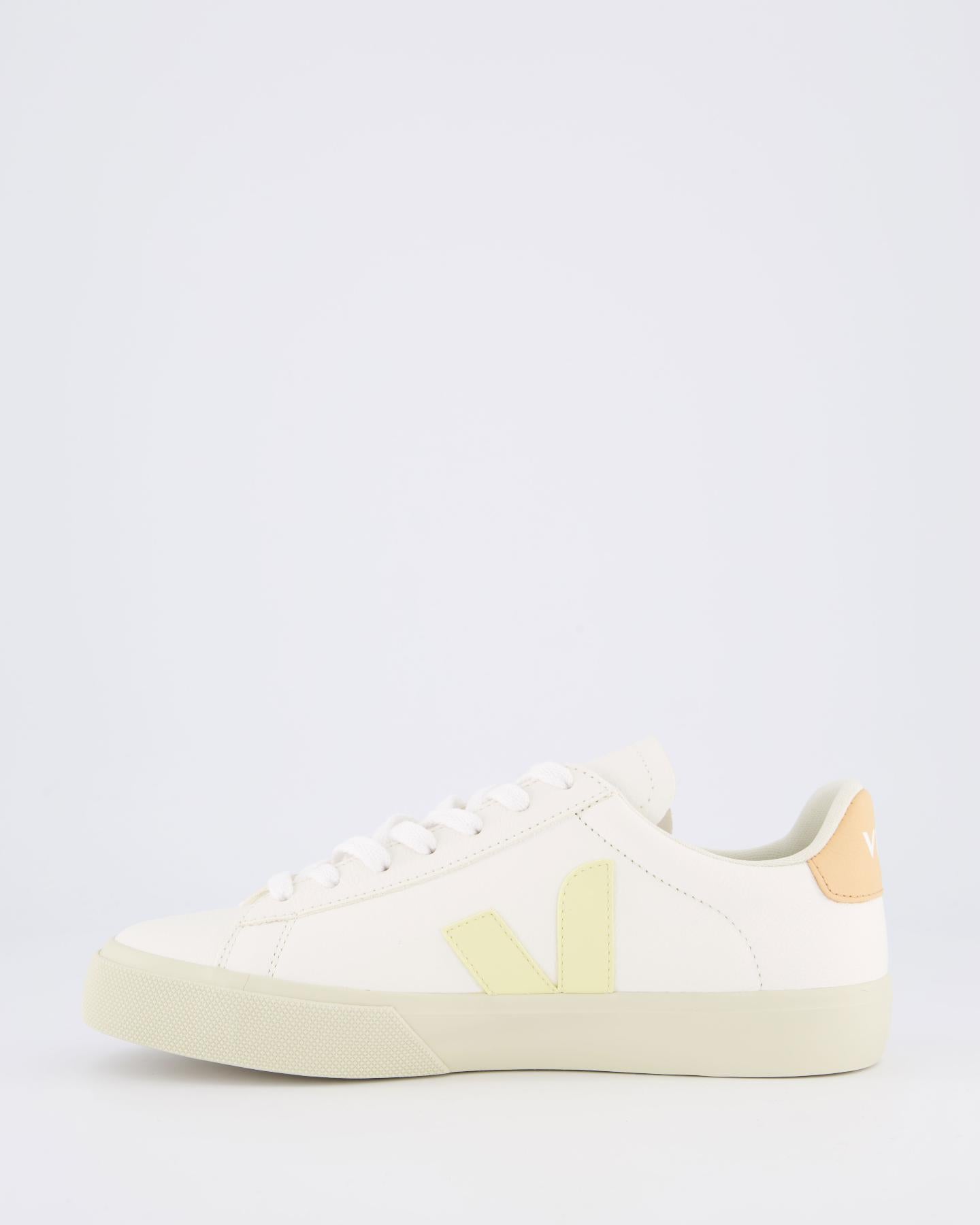 Women Campo Sneaker Leather White/Sunset