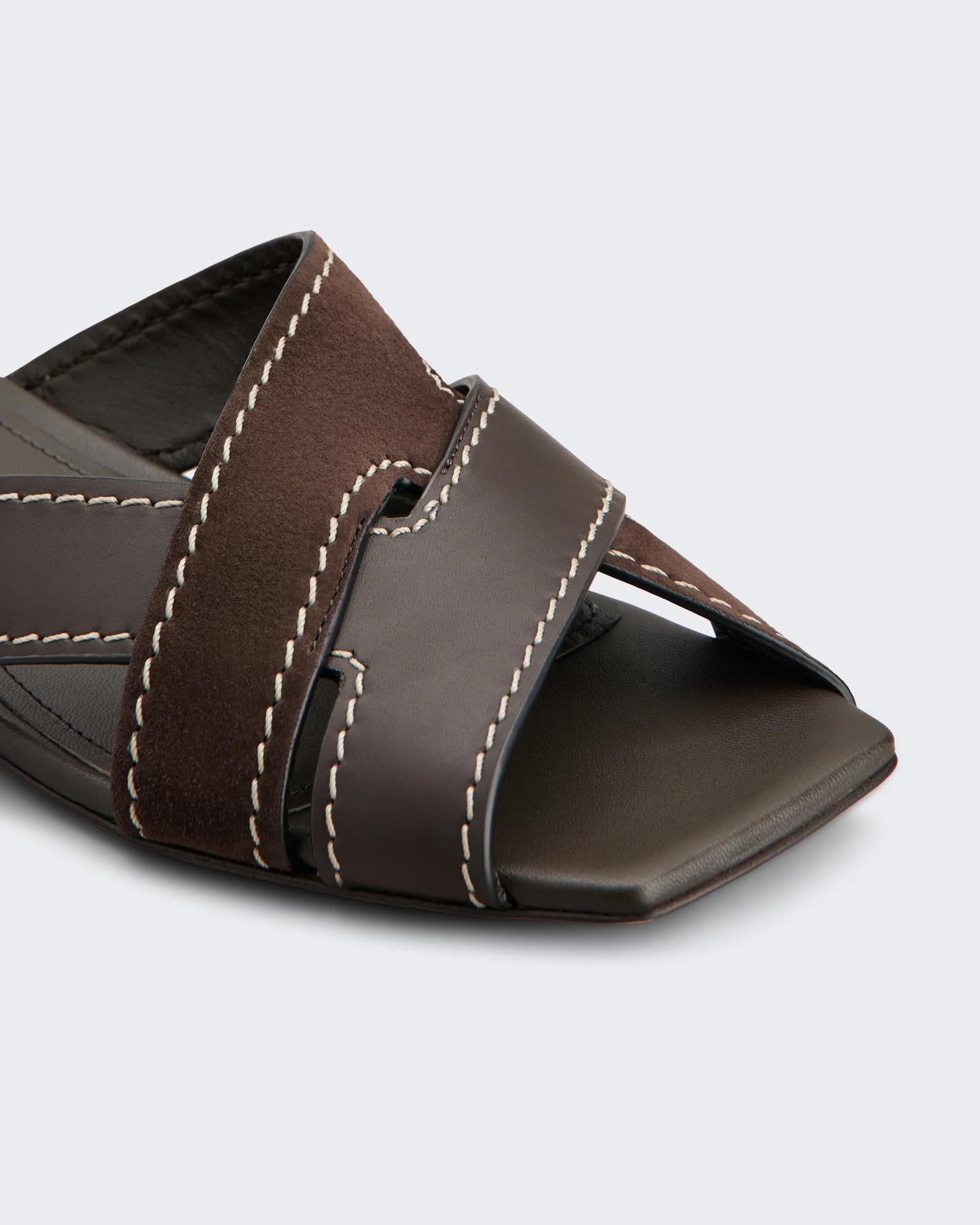 Tods Dames Sand.Cuoio Flat 99L Fasce Incr
