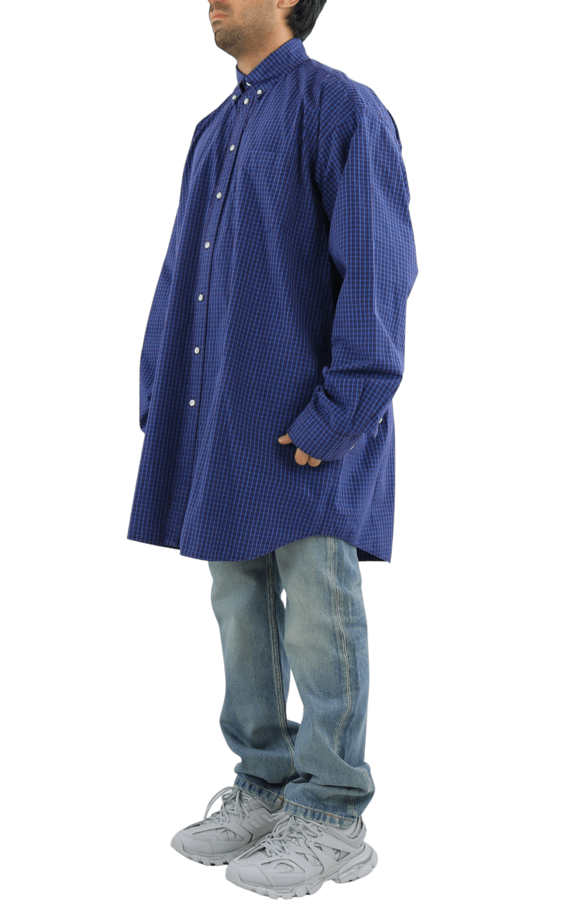 Men L/S Boxy Shirt