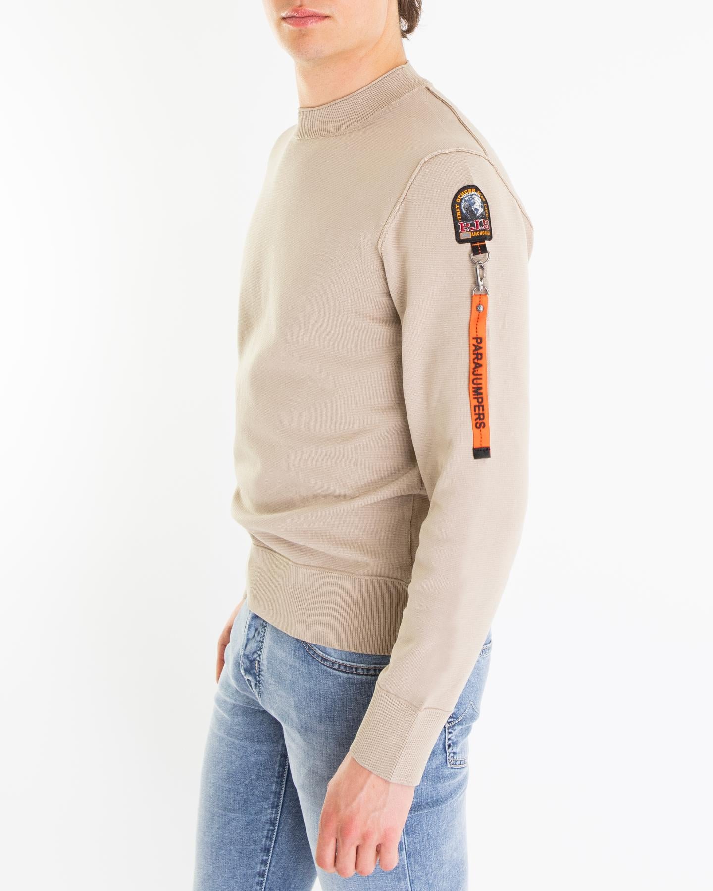 Heren Braw Crew Neck Beige